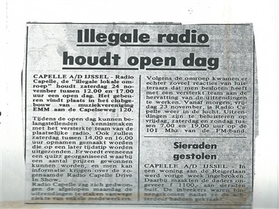 Illegale radio Capelle