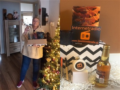 Prijswinnaar van week twee, van harte gefeliciteerd. (Kerstpakket spel Corina Snijder )