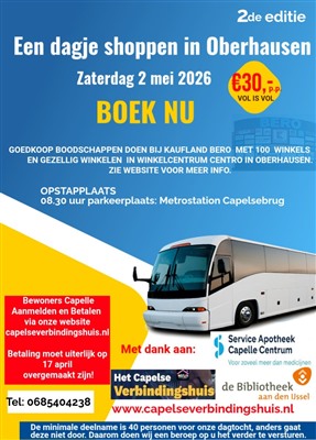 Winkelen in Oberhausen met Het Capelse Verbindingshuis 