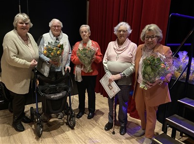 60 jaar lid bij Vrouwen van Nu Krimpen aan de Lek