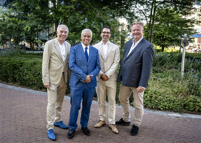 Gemeentelijke erepenning voor Marc Wilson en Rik van Woudenberg