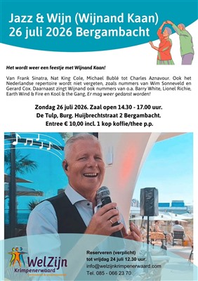 Het wordt weer een feestje met Wijnand Kaan.