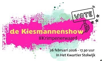 Politiek en scherpe humor: De Kiesmannenshow komt naar de Krimpenerwaard