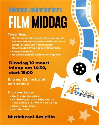 Filmmiddag in het Dorpshuis