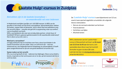 Laatste Hulp’-cursus in Zuidplas