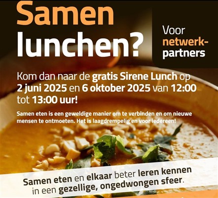 Sirene Lunch voor netwerkpartners in Zuidplas