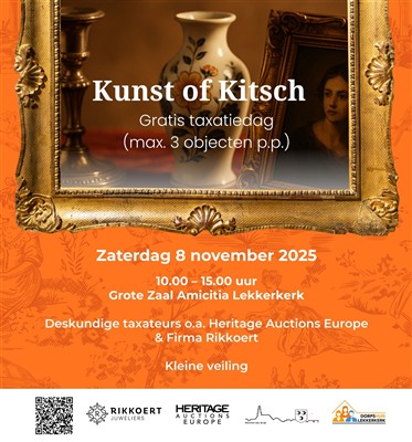 Dorpshuis Lekkerkerk en Lekkerkerk door de Tijd halen Kunst of Kitsch-sfeer naar de Lekkerkerk 