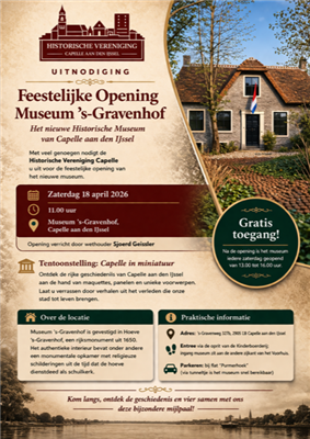Opening museum ‘s-Gravenhof