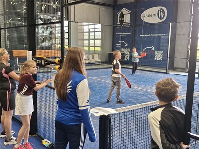 Eerste schoolsport Padeltoernooi een groot succes