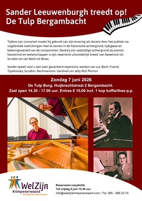 Sander Leeuwenburgh treedt op!