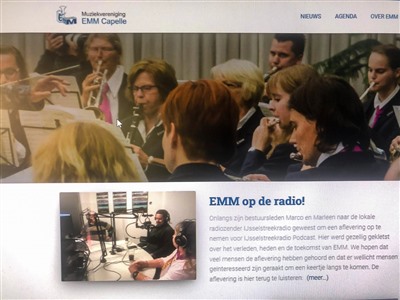 Te Gast Marco van Abshoven en Marleen van Wurmond  Muziekvereniging EMM.