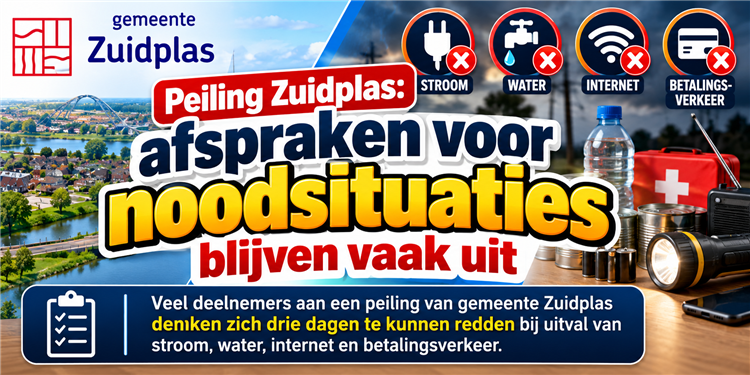 Peiling Zuidplas: afspraken voor noodsituaties blijven vaak uit 