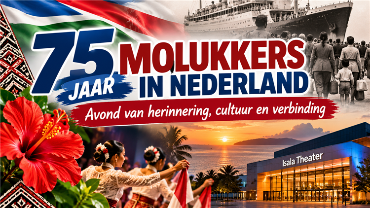 75 jaar Molukkers in Nederland: avond van herinnering, cultuur en verbinding