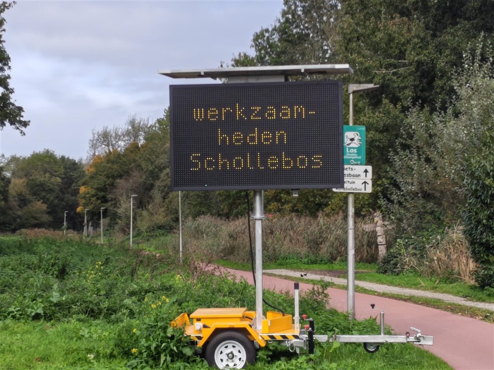 Werkzaamheden aan fiets- en voetpaden in het Schollebos gestart